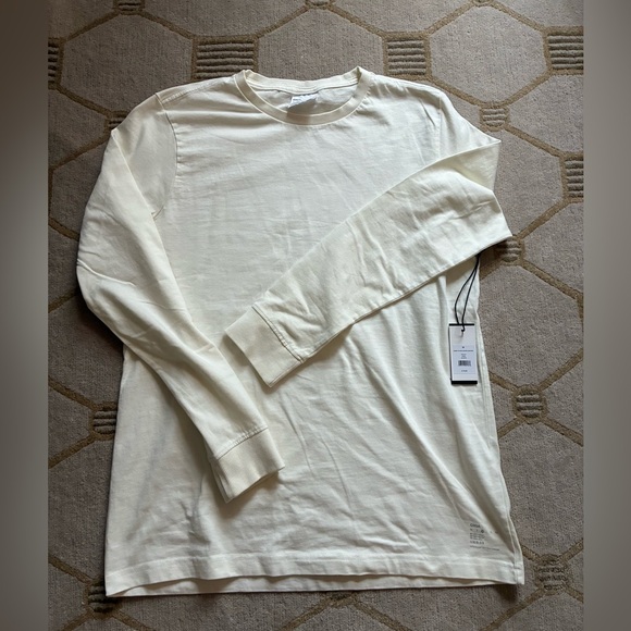 NWT Onia Long Sleeve Garment Dyed Tee - Picture 1 of 9